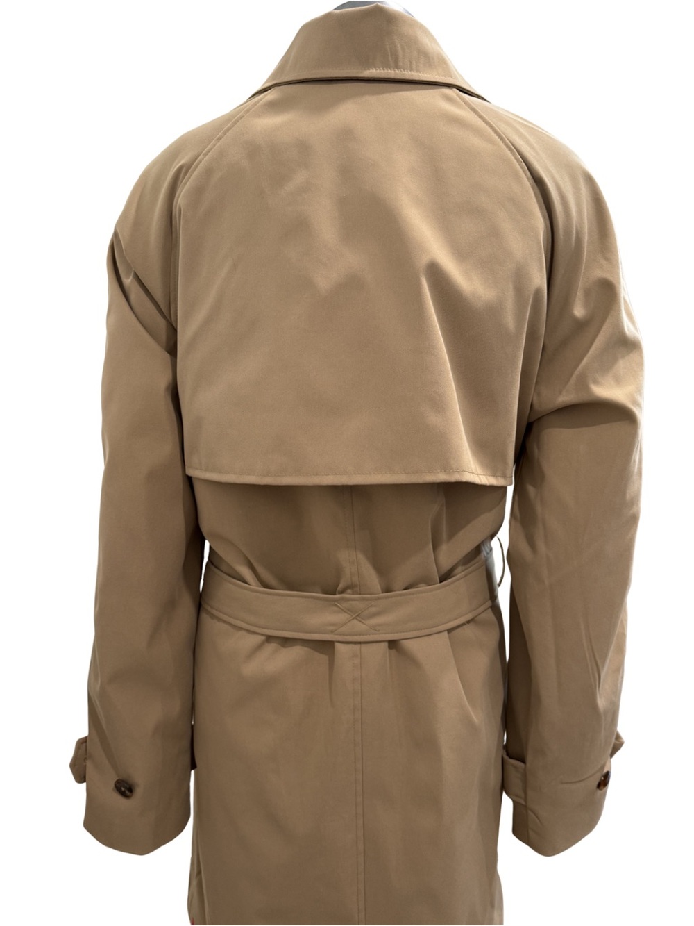 Hunter Sophia British Tan Belted Trench Coat NWT Large - Picture 10 of 15